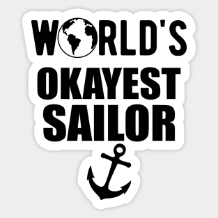 Sailor - World's Okayest Sailor Sticker